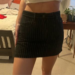vintage gap pinstripe skirt